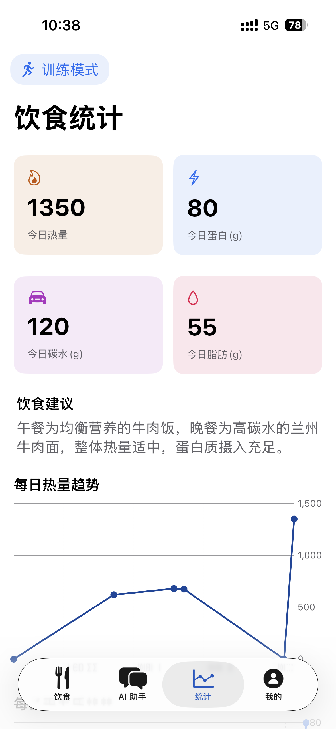 饮食统计
